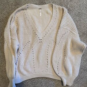 Free People V-Neck Sweater
